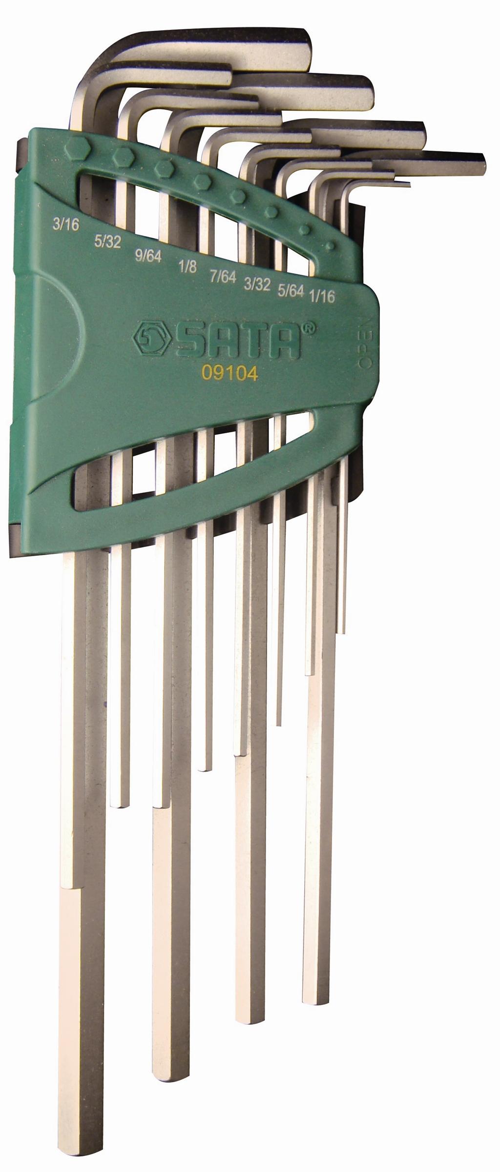 12件英制长平头内六角扳手 09104